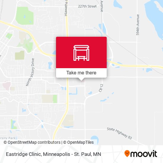 Eastridge Clinic map