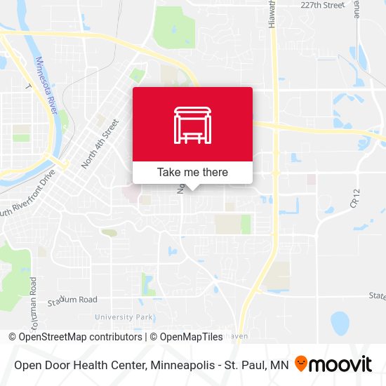 Mapa de Open Door Health Center