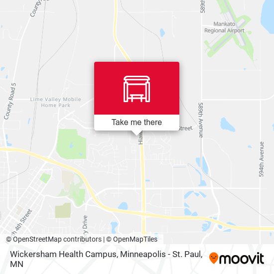 Mapa de Wickersham Health Campus