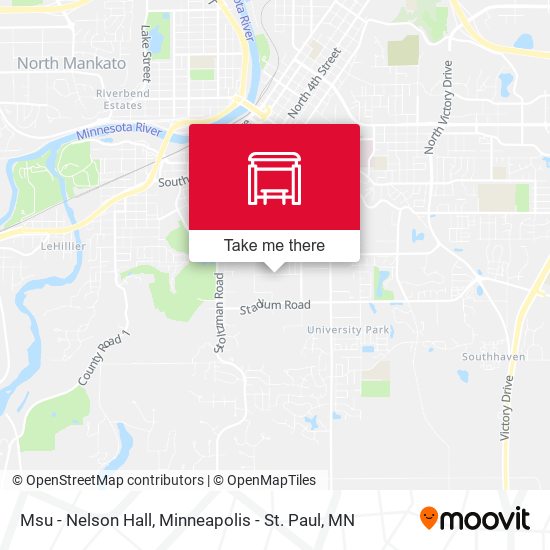 Msu - Nelson Hall map