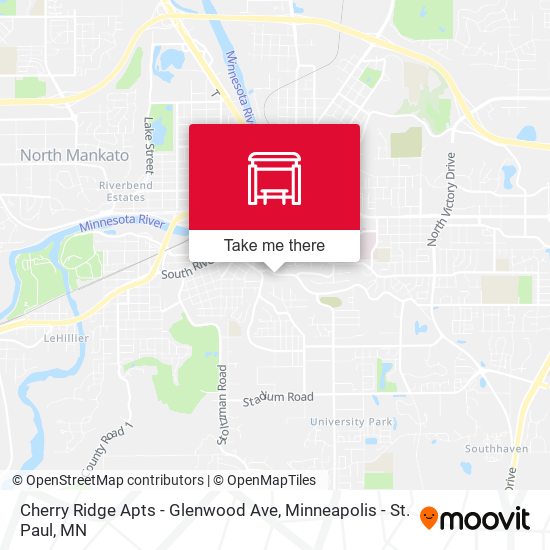 Cherry Ridge Apts - Glenwood Ave map
