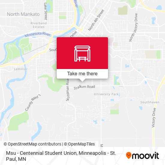 Msu - Centennial Student Union map