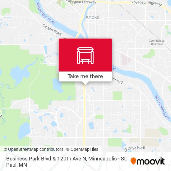 Business Park Blvd & 120th Ave N map