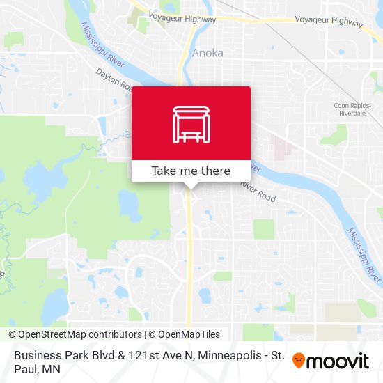 Business Park Blvd & 121st Ave N map