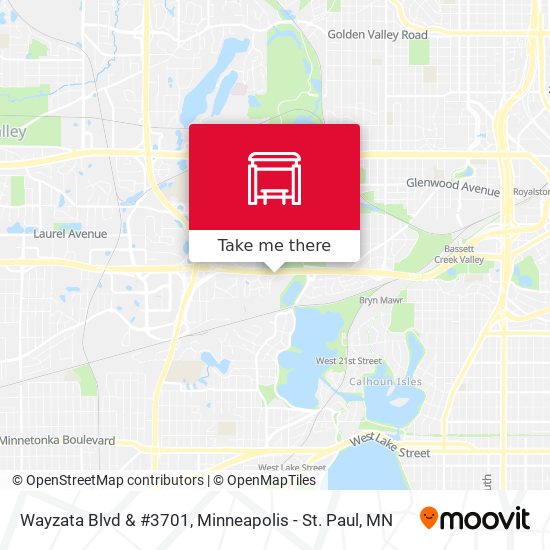 Wayzata Blvd & #3701 map
