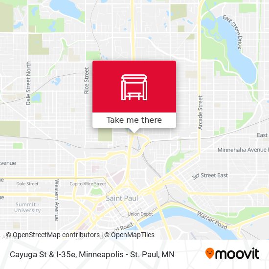Mapa de Cayuga St & I-35e