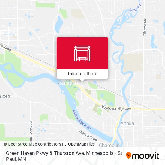 Green Haven Pkwy & Thurston Ave map