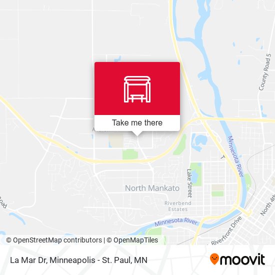 La Mar Dr map