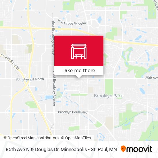 Mapa de 85th Ave N & Douglas Dr