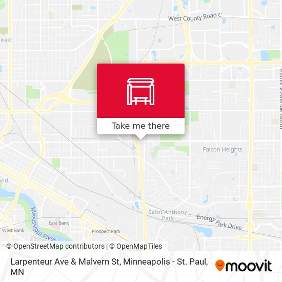 Mapa de Larpenteur Ave & Malvern St