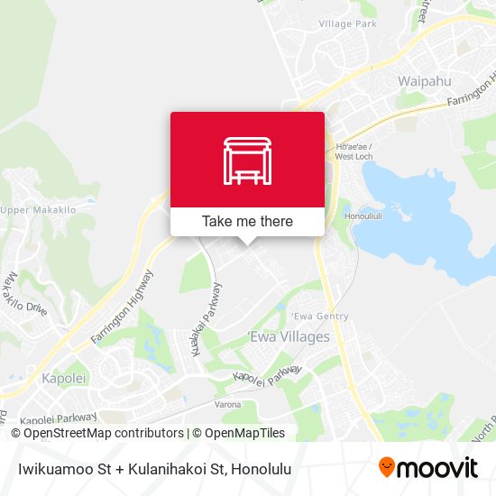 Iwikuamoo St + Kulanihakoi St map