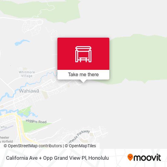 California Ave + Opp Grand View Pl map
