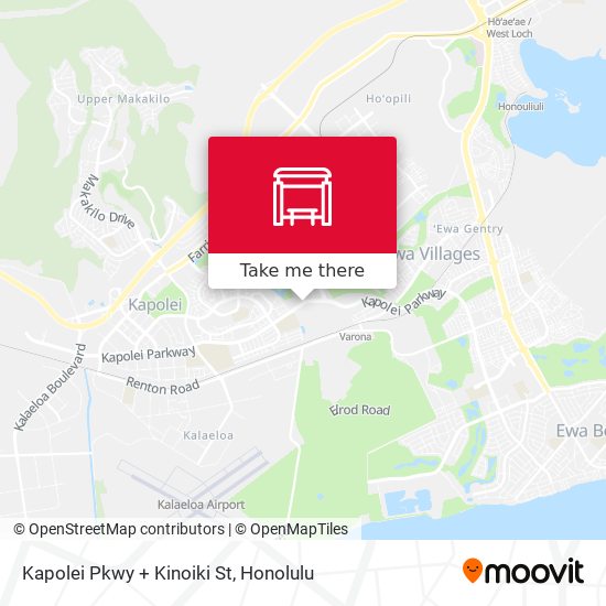 Mapa de Kapolei Pkwy + Kinoiki St