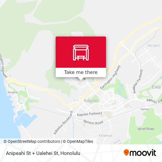 Mapa de Anipeahi St + Ualehei St