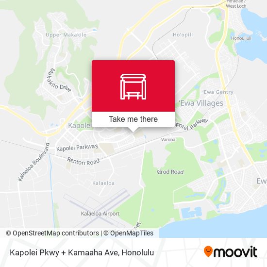 Kapolei Pkwy + Kamaaha Ave map