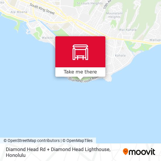 Diamond Head Rd + Diamond Head Lighthouse map