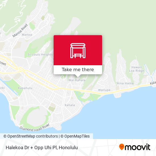Halekoa Dr + Opp Uhi Pl map