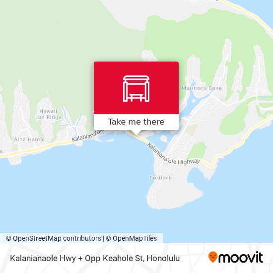 Kalanianaole Hwy + Opp Keahole St map