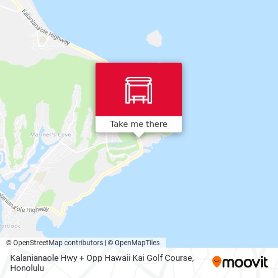 Kalanianaole Hwy + Opp Hawaii Kai Golf Course map