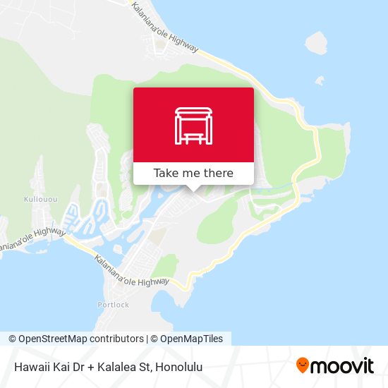 Hawaii Kai Dr + Kalalea St map