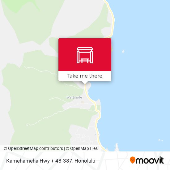 Kamehameha Hwy + 48-387 map