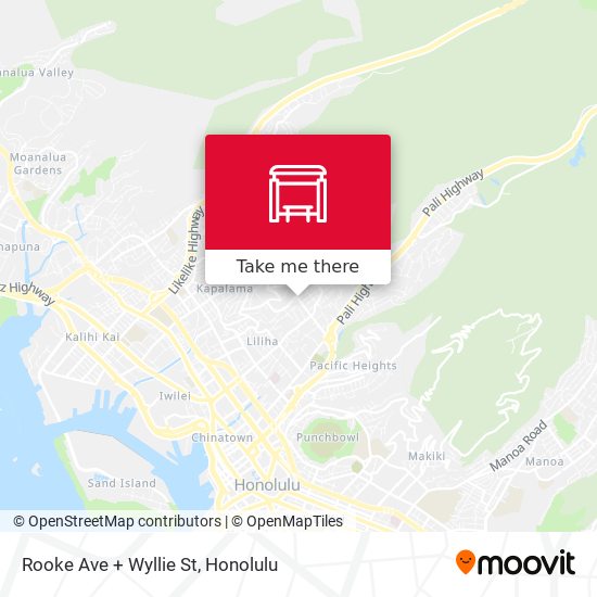 Mapa de Rooke Ave + Wyllie St