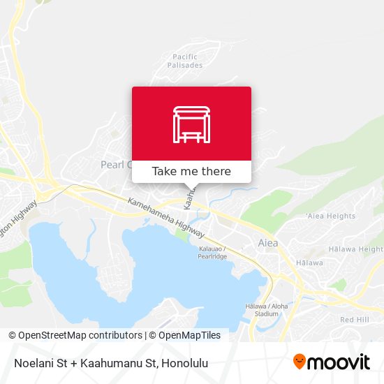 Noelani St + Kaahumanu St map