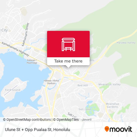 Ulune St + Opp Pualaa St map
