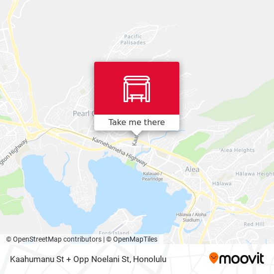 Mapa de Kaahumanu St + Opp Noelani St