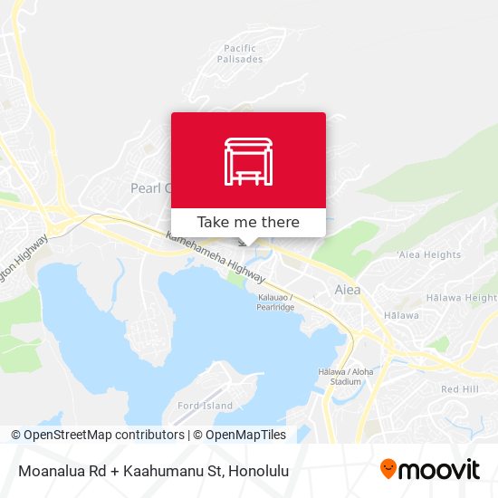 Mapa de Moanalua Rd + Kaahumanu St