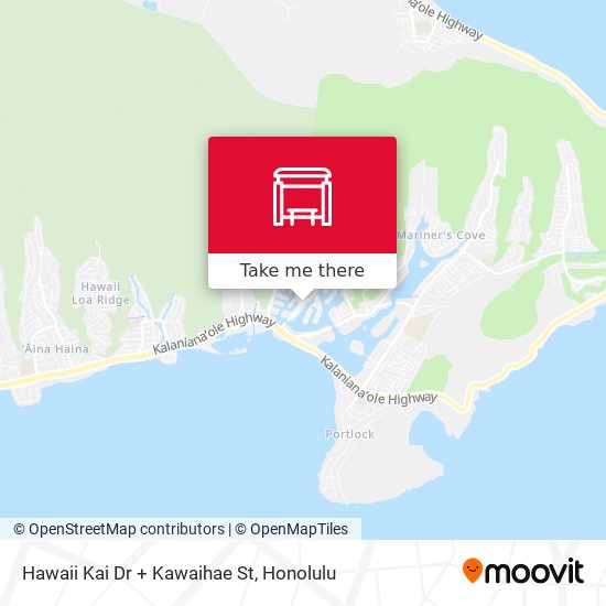 Hawaii Kai Dr + Kawaihae St map