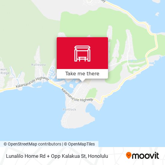 Lunalilo Home Rd + Opp Kalakua St map