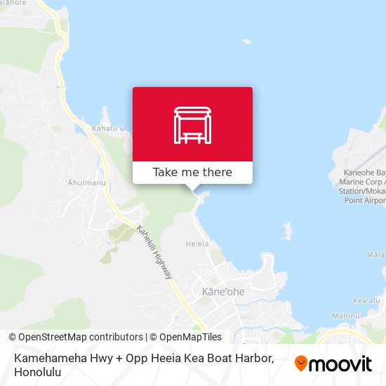 Kamehameha Hwy + Opp Heeia Kea Boat Harbor map