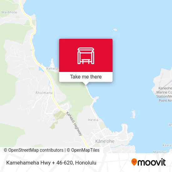 Kamehameha Hwy + 46-620 map