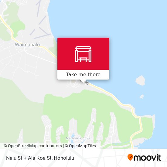 Mapa de Nalu St + Ala Koa St