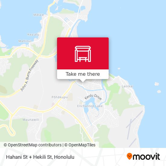 Mapa de Hahani St + Hekili St