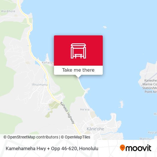 Mapa de Kamehameha Hwy + Opp 46-620