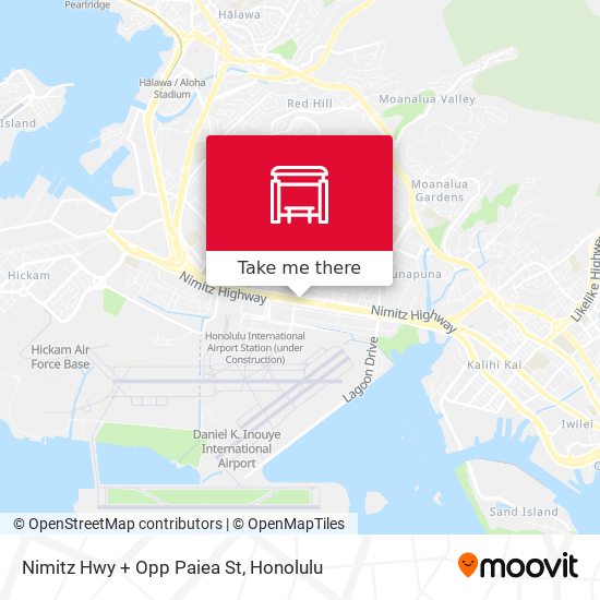 Nimitz Hwy + Opp Paiea St map