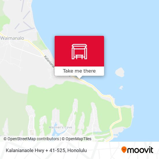 Mapa de Kalanianaole Hwy + 41-525