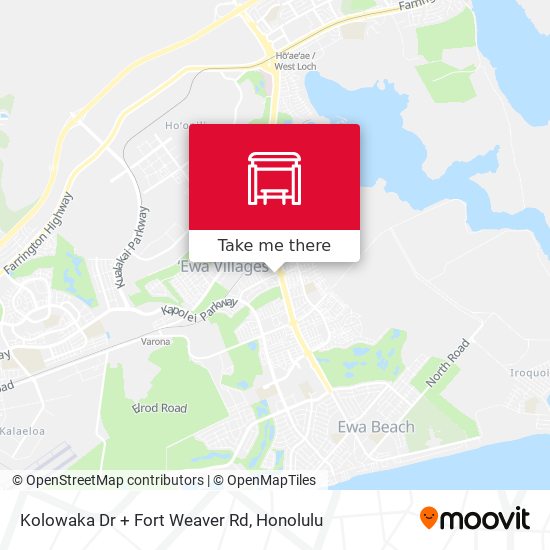 Kolowaka Dr + Fort Weaver Rd map
