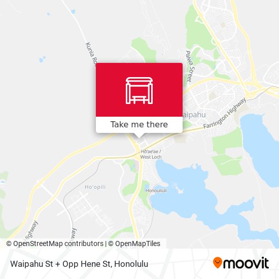 Waipahu St + Opp Hene St map
