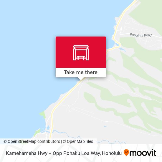 Kamehameha Hwy + Opp Pohaku Loa Way map