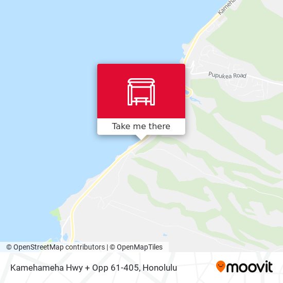 Kamehameha Hwy + Opp 61-405 map