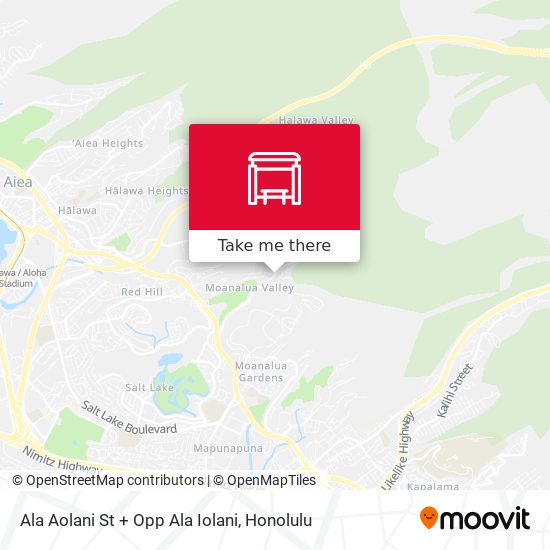 Ala Aolani St + Opp Ala Iolani map