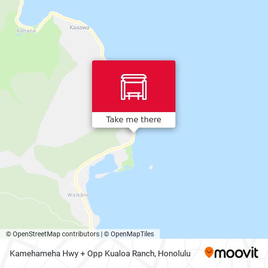 Mapa de Kamehameha Hwy + Opp Kualoa Ranch