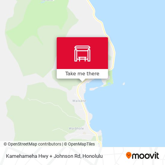 Kamehameha Hwy + Johnson Rd map