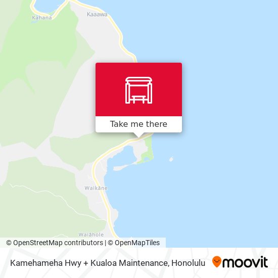Kamehameha Hwy + Kualoa Maintenance map