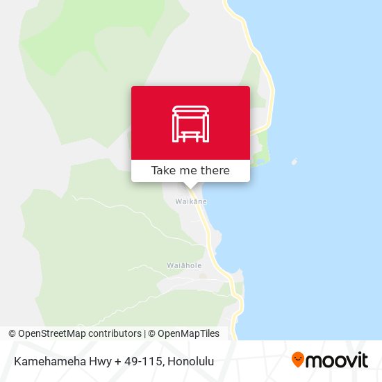 Kamehameha Hwy + 49-115 map