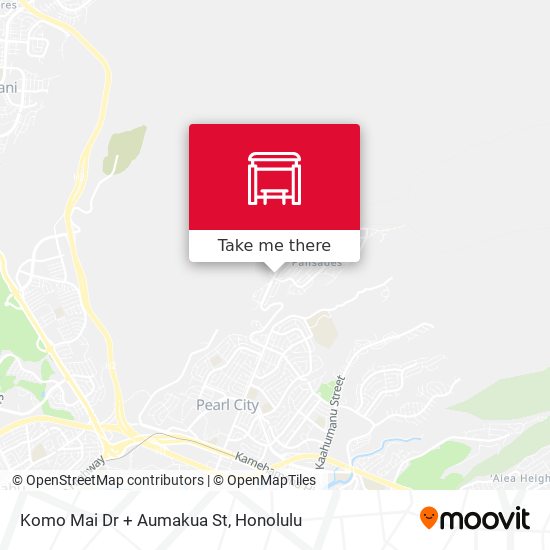 Mapa de Komo Mai Dr + Aumakua St