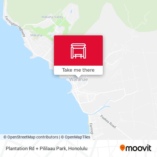 Plantation Rd + Pililaau Park map